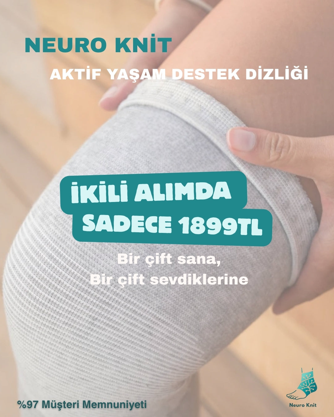 Neuro Knit Aktif Yaşam Destek Dizliği
