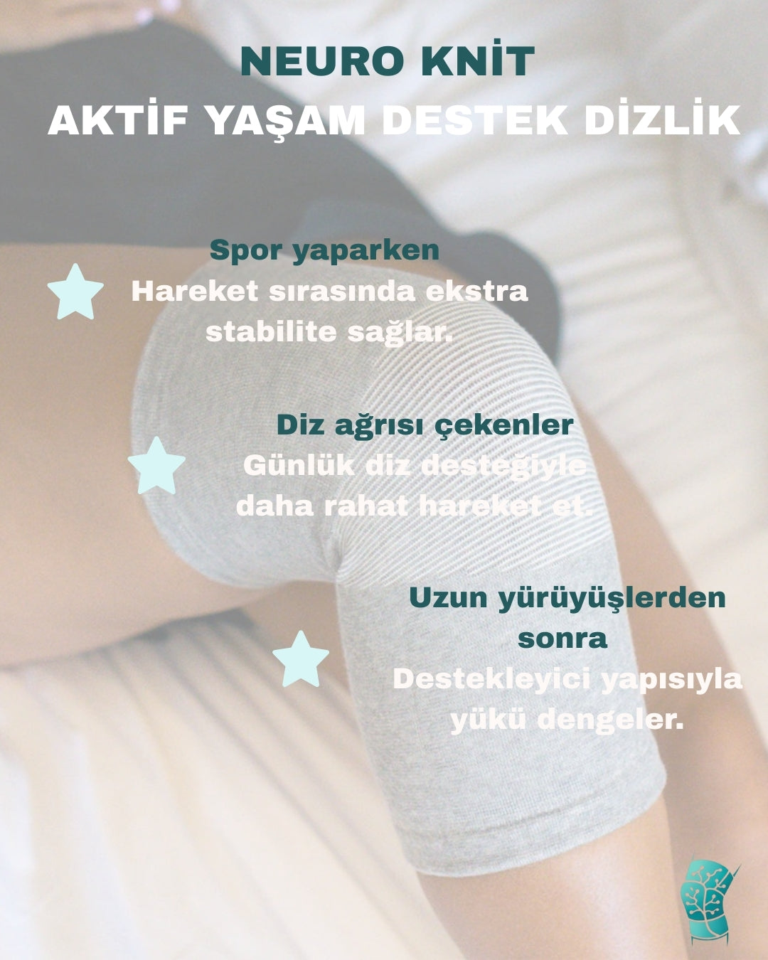 Neuro Knit Aktif Yaşam Destek Dizliği