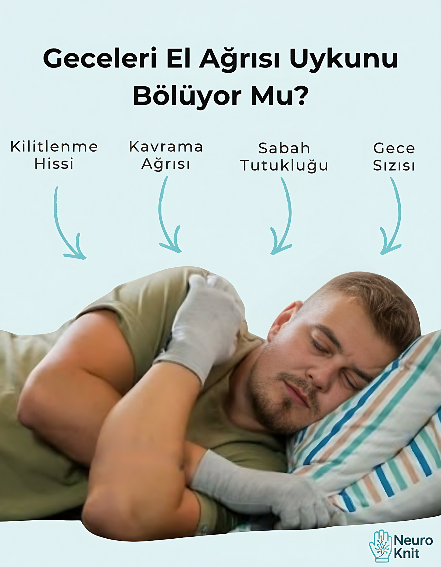 Neuro Knit Aktif Yaşam Destek Eldiveni